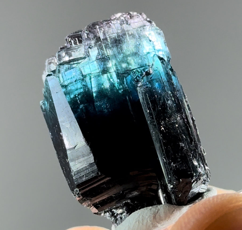 Etched Brazilian Indicolite Tourmaline