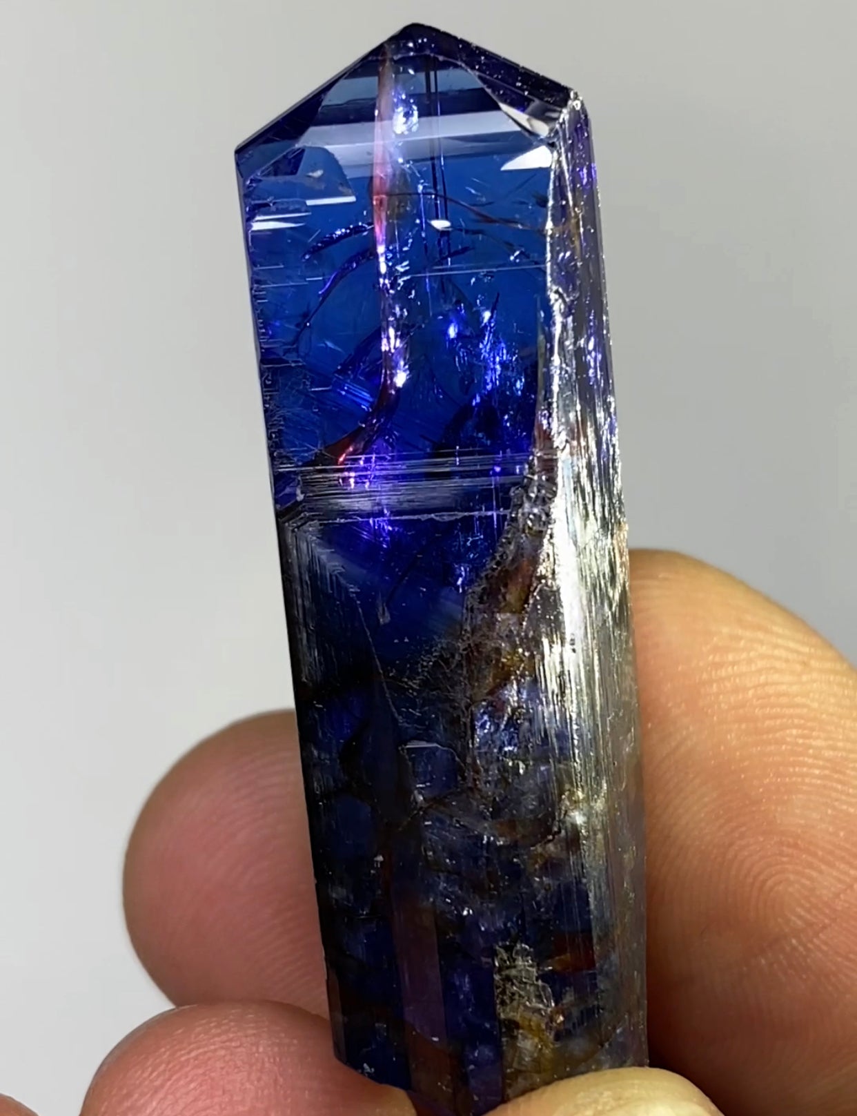 Cat’s Eye Tanzanite with rare inclusions!