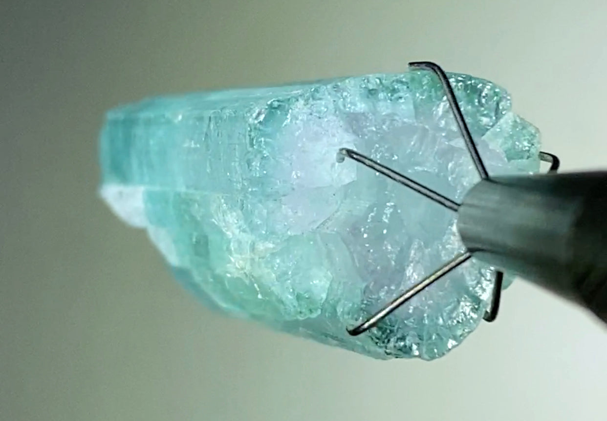 Cotton Candy Laghman Teal Tourmaline