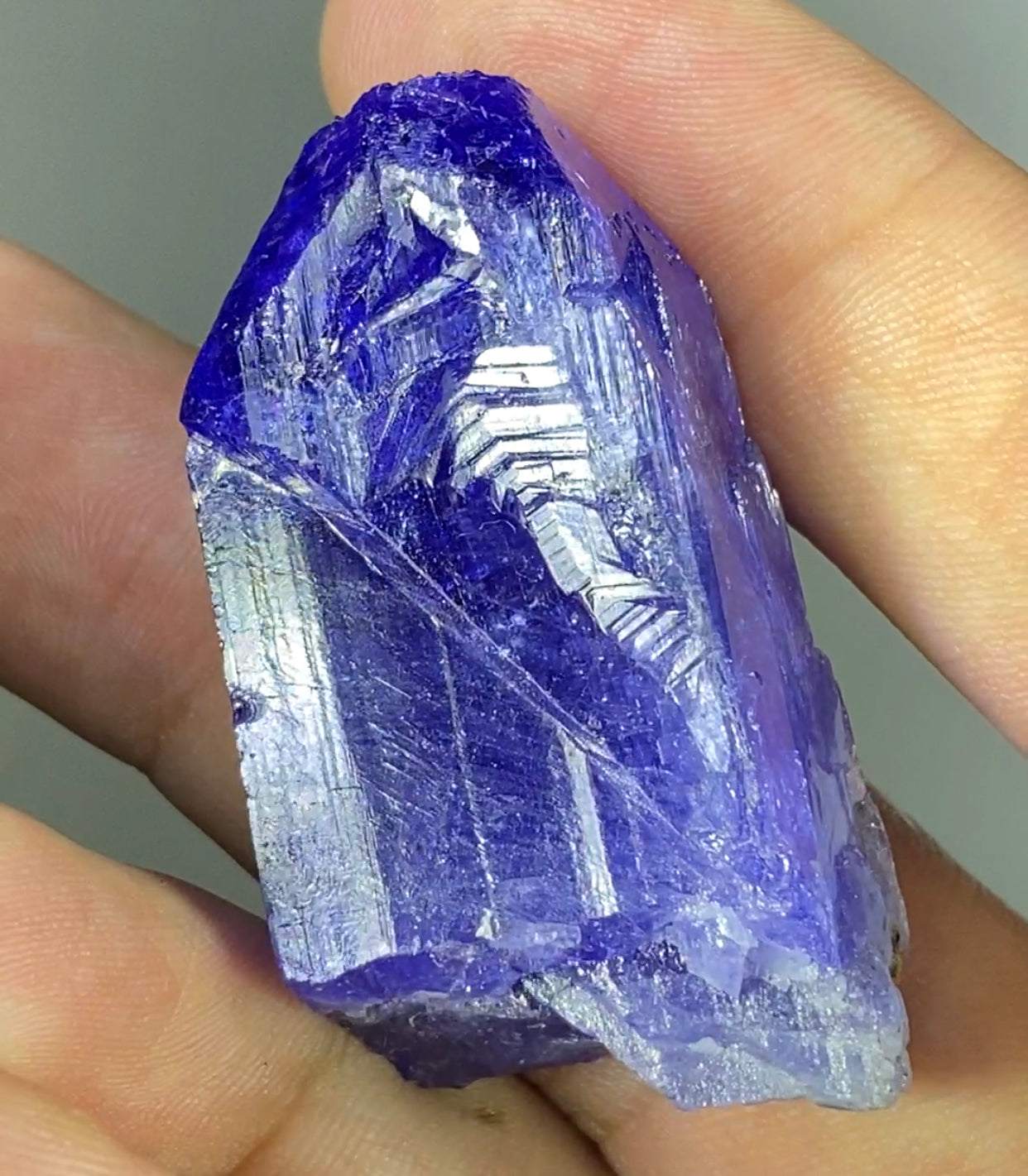 Hydrothermally Etched Tanzanite