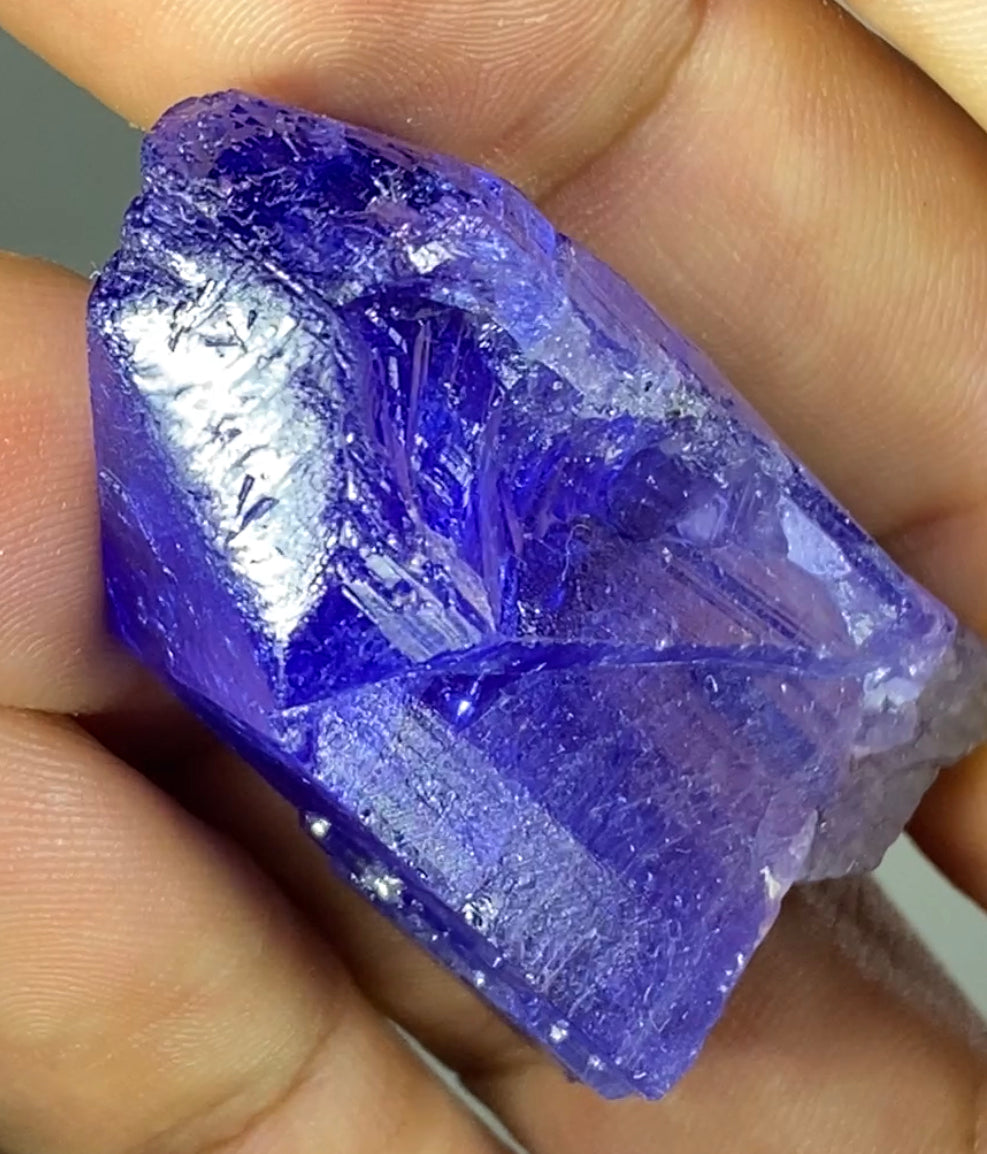 Hydrothermally Etched Tanzanite