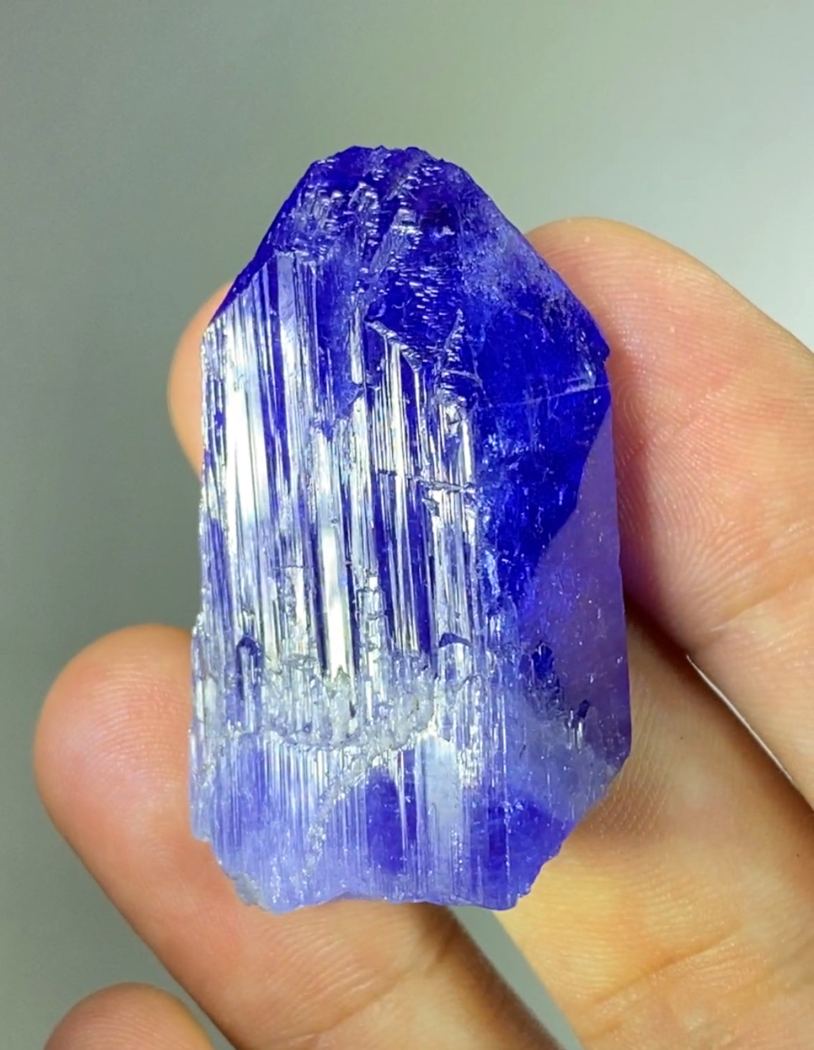 Hydrothermally Etched Tanzanite