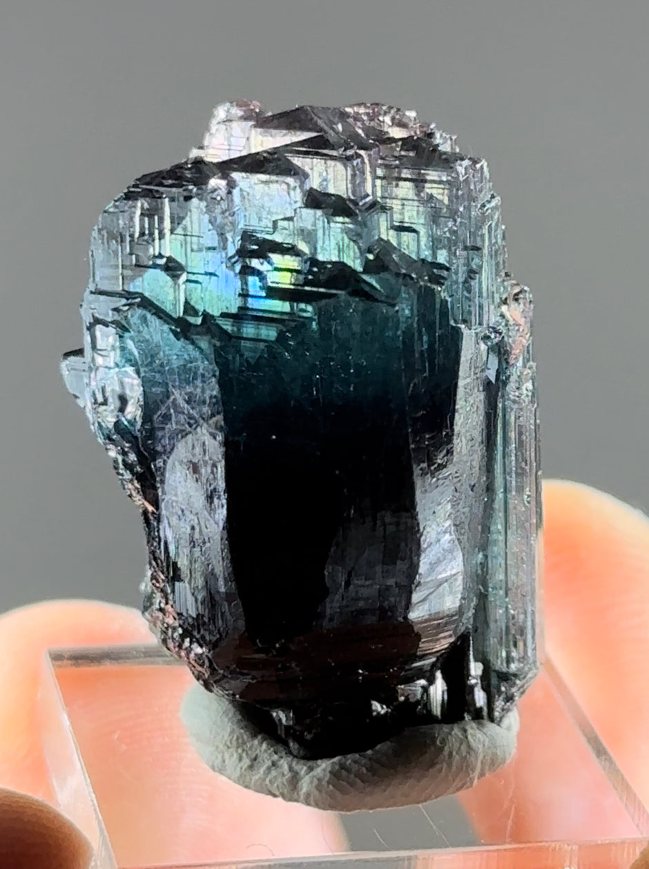 Etched Brazilian Indicolite Tourmaline