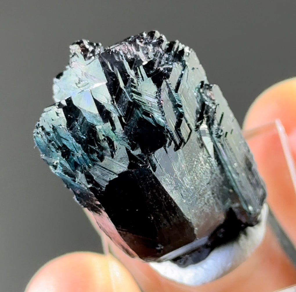 Etched Brazilian Indicolite Tourmaline