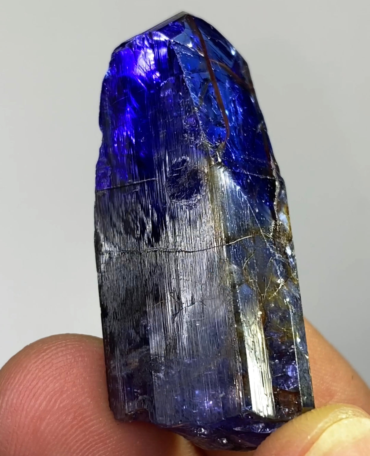 Cat’s Eye Tanzanite with rare inclusions!