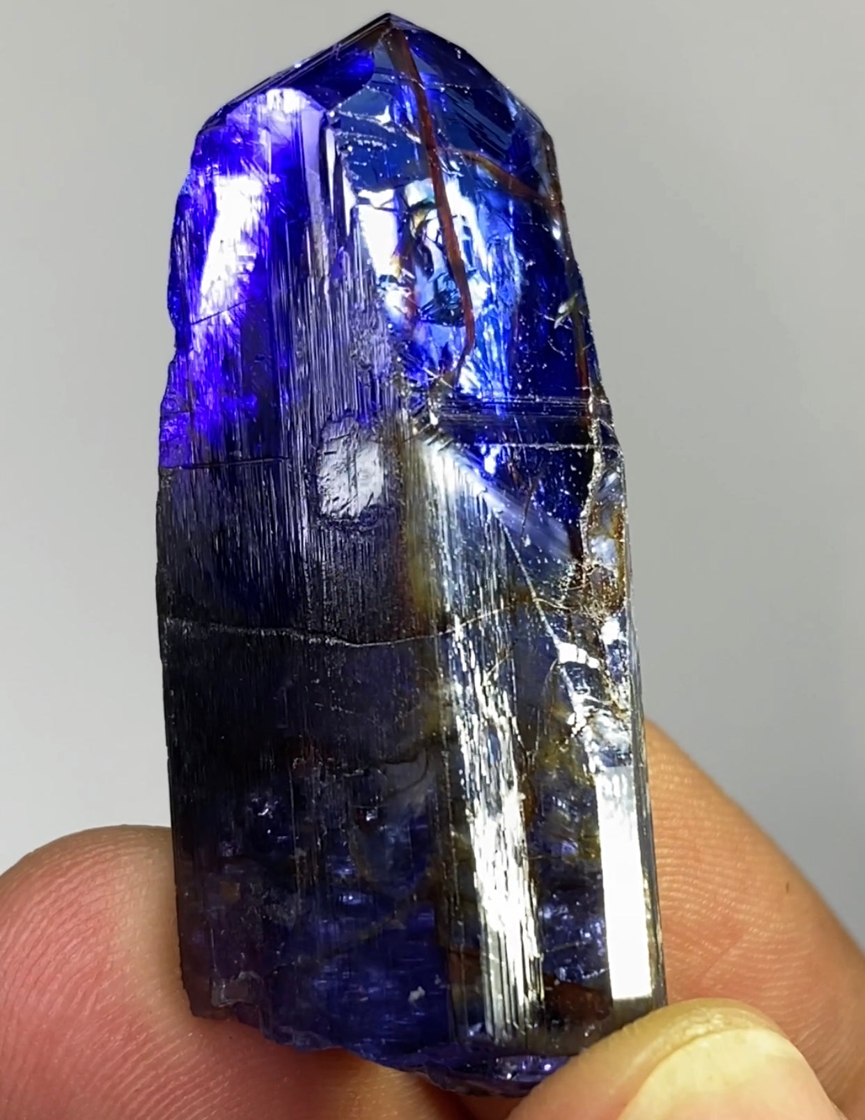Cat’s Eye Tanzanite with rare inclusions!