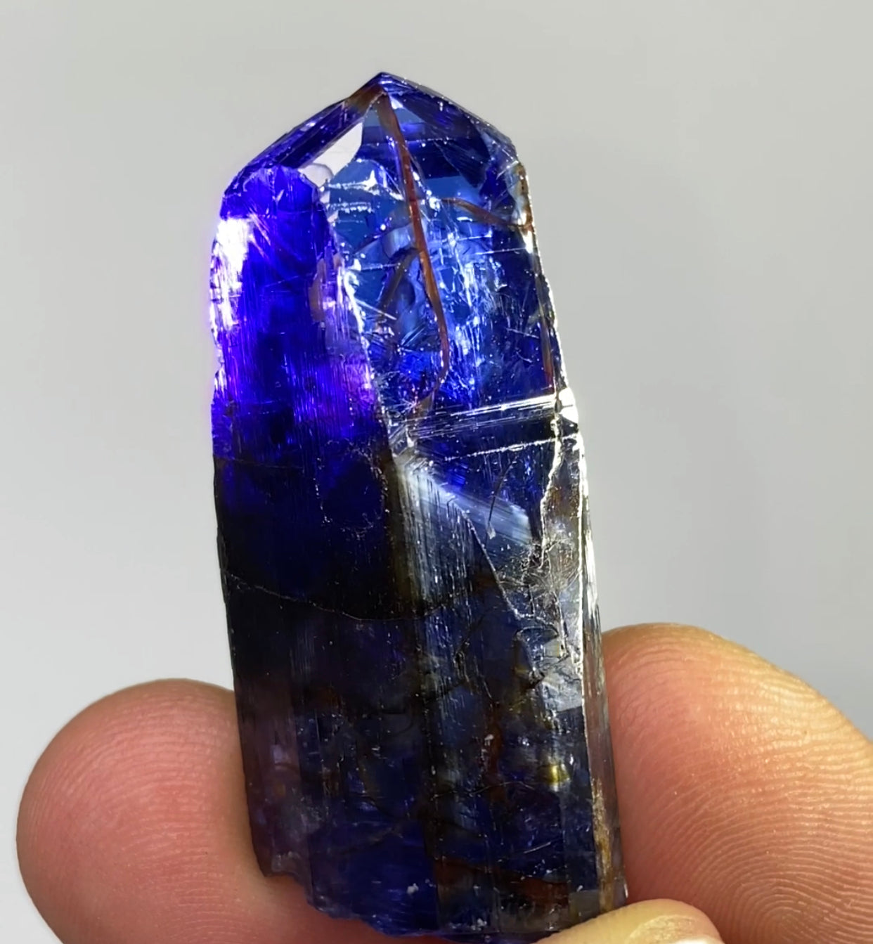 Cat’s Eye Tanzanite with rare inclusions!