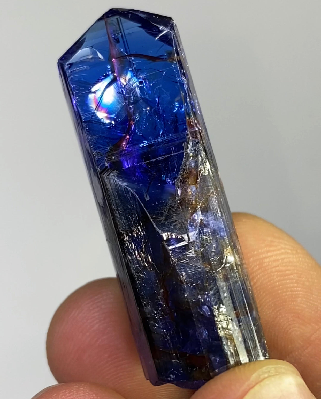 Cat’s Eye Tanzanite with rare inclusions!