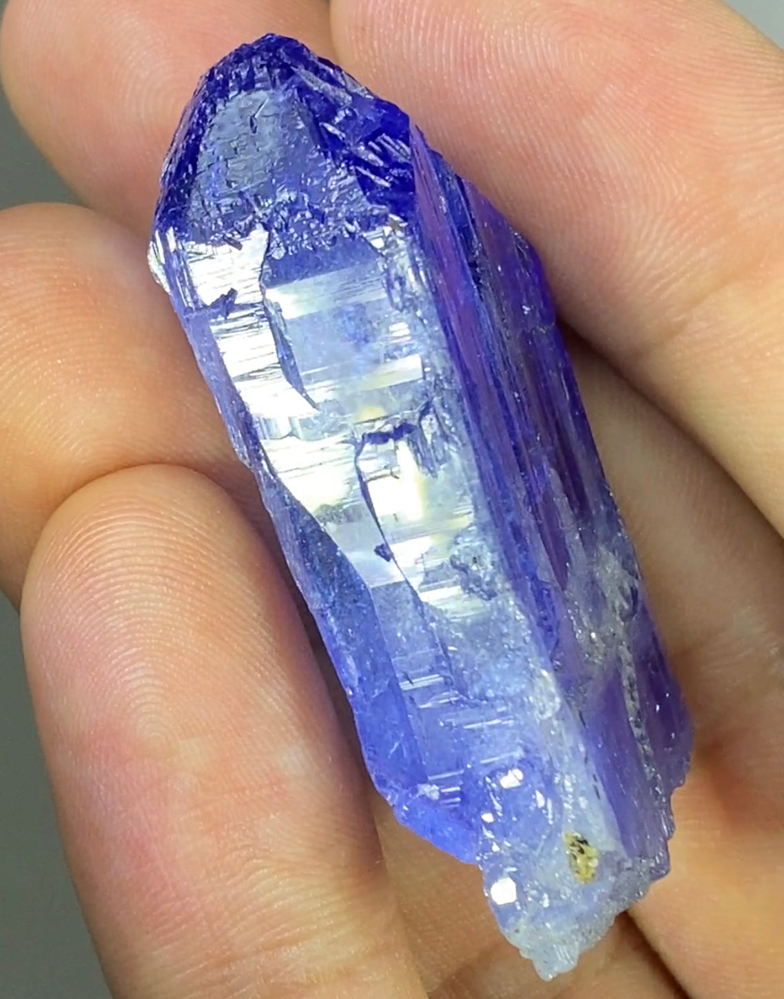 Hydrothermally Etched Tanzanite