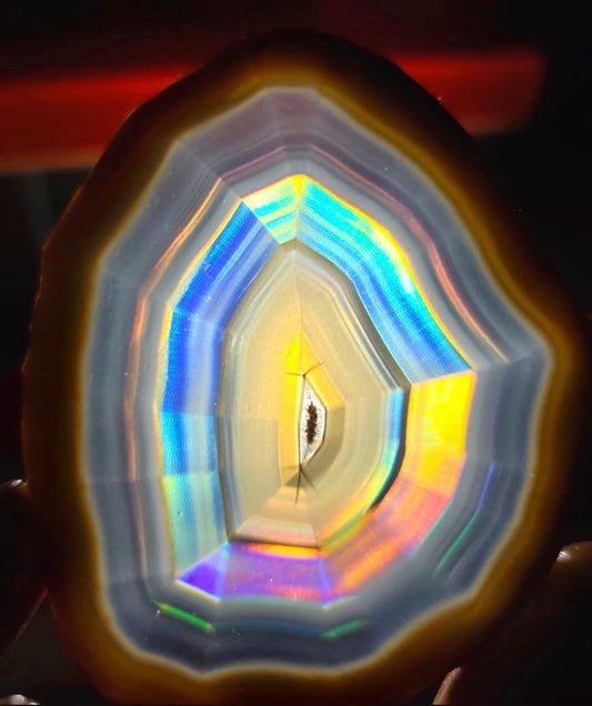Rainbow Iris Agate Slab!